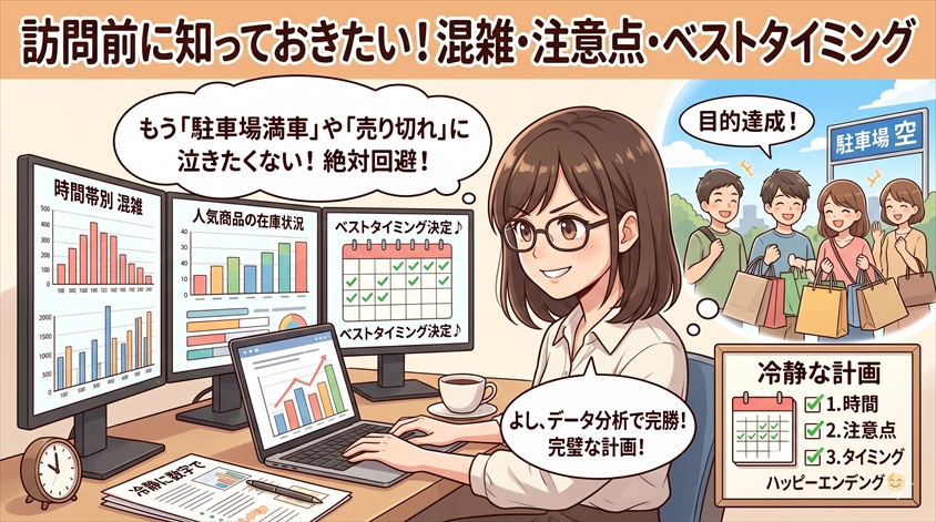 訪問前に知っておきたい！混雑・注意点・ベストタイミング