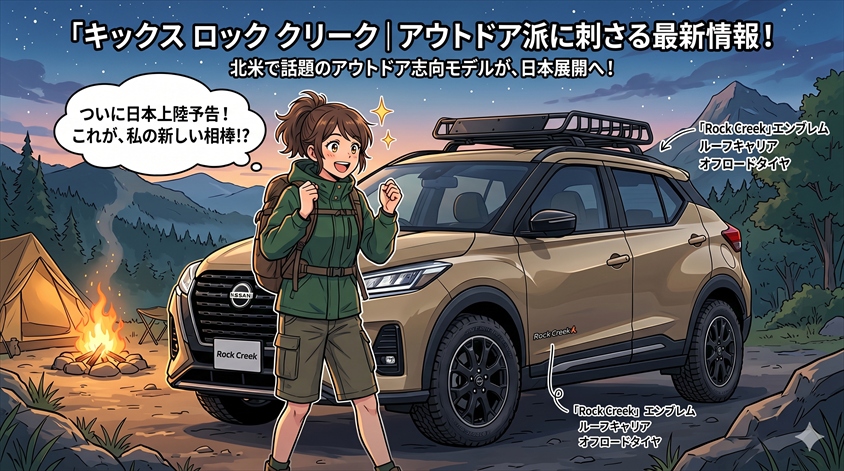 キックス ロック クリーク|アウトドア派に刺さる派生モデルの最新情報