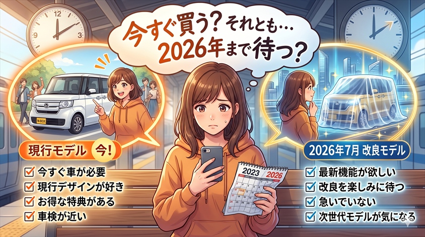 今買うべき?2026年改良後を待つべき?購入タイミングの判断基準
