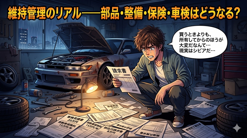 維持管理のリアル――部品・整備・保険・車検はどうなる?