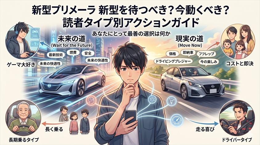新型を待つべき?今動くべき?読者タイプ別アクションガイド