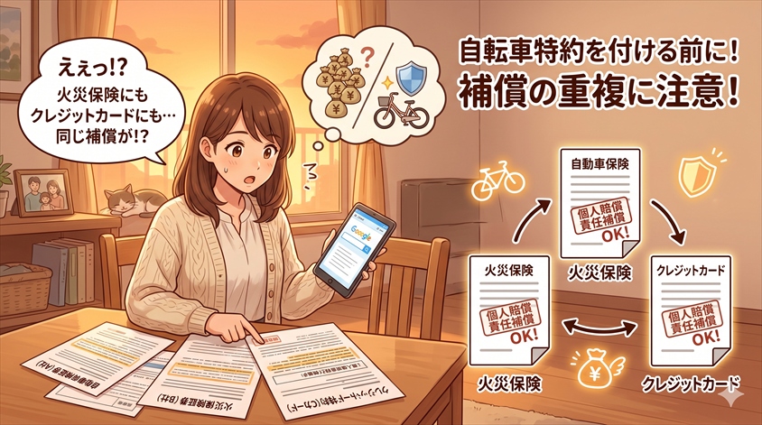 補償の重複に注意する〜すでに備えがある可能性