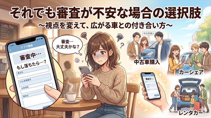 それでも審査が不安な場合の選択肢