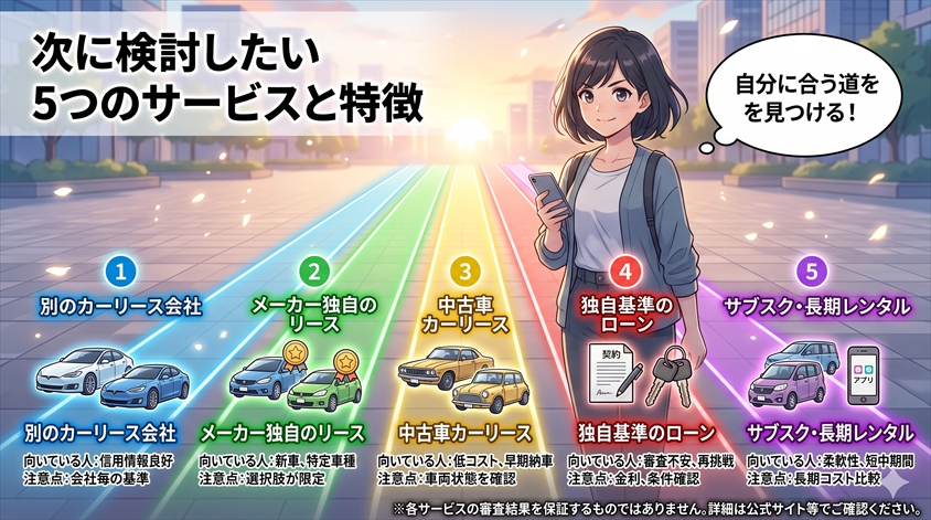 次に検討したい5つのサービスと特徴
