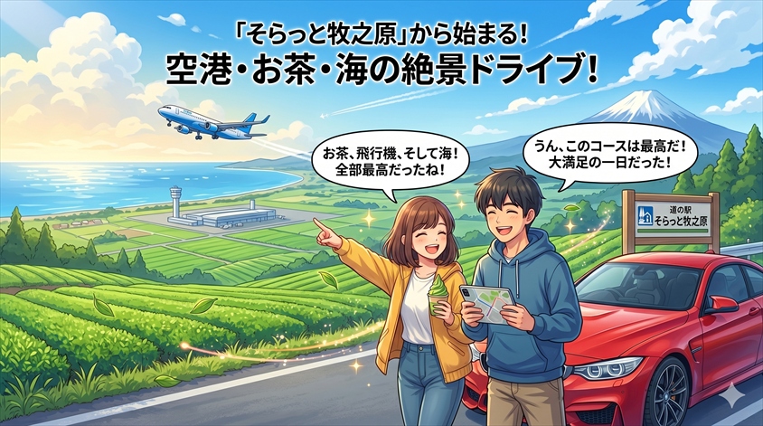 静岡空港周辺ドライブコース｜そらっと牧之原を起点に走る
