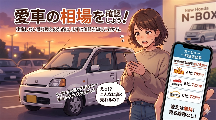 愛車の相場を確認しよう|購入前に今の車を売るタイミングを逃さないために
