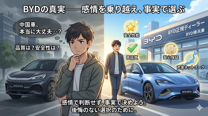 中国車としてのBYD——品質・安全性・保証・ディーラー網をどう見るか