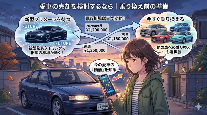 愛車の売却を検討するなら|乗り換え前の準備