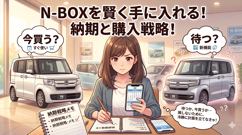 N-BOX マイナーチェンジ前後の納期と購入戦略
