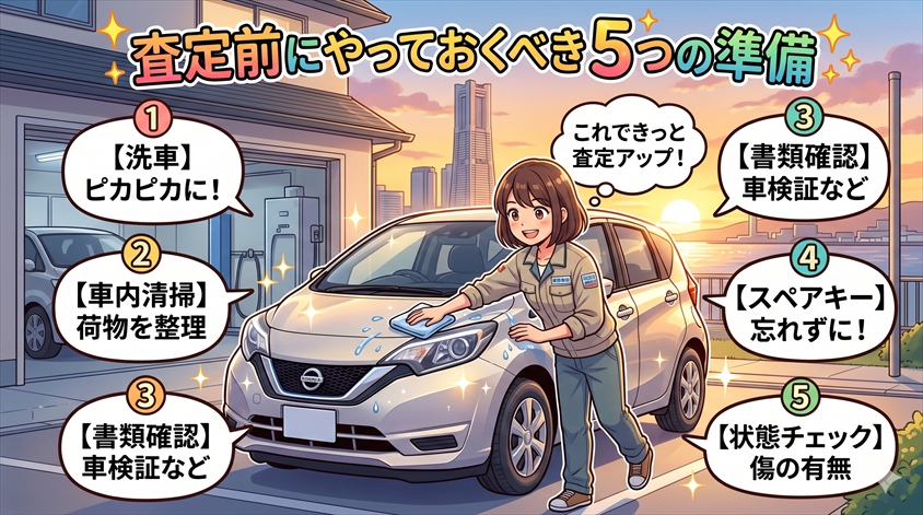 査定前にやっておくべき5つの準備
