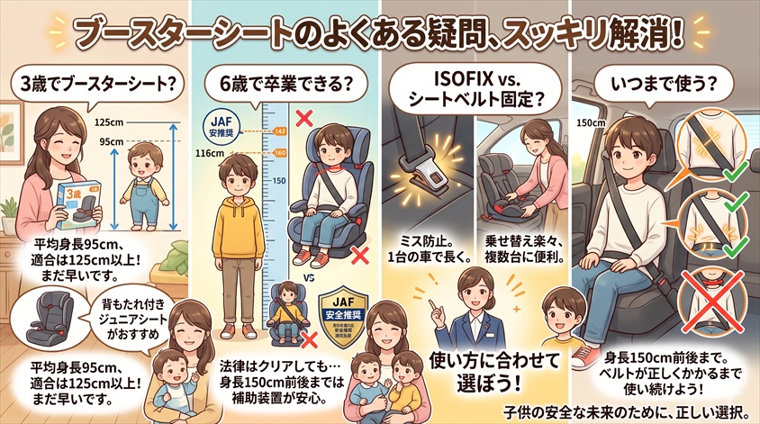 ブースターシートに関するよくある質問