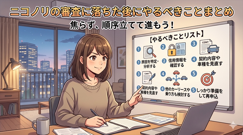 ニコノリの審査に落ちた後にやるべきことまとめ