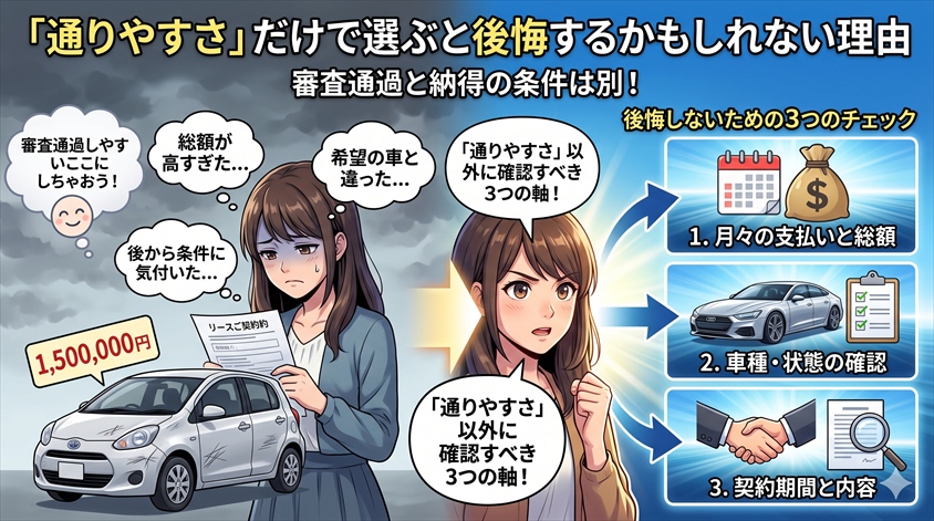 「通りやすさ」だけで選ぶと後悔するかもしれない理由