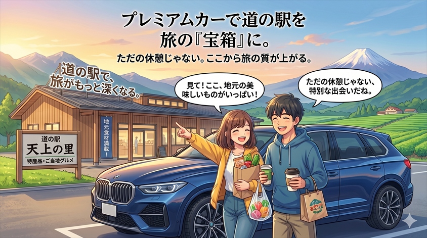 プレミアムカーで道の駅を楽しむ際のポイント