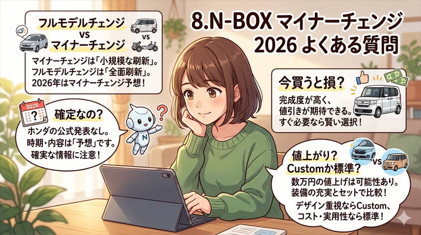 N-BOX マイナーチェンジ 2026 よくある質問