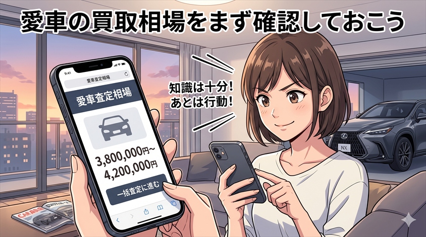 愛車の買取相場をまず確認しておこう【おすすめ査定サービス