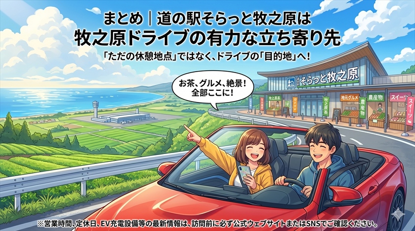 まとめ｜道の駅そらっと牧之原は牧之原ドライブの有力な立ち寄り先