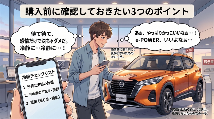 購入前に確認しておきたい3つのポイント