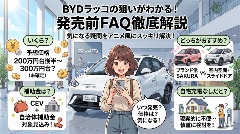 BYDラッコの狙いがわかる!についてのよくある質問(FAQ)