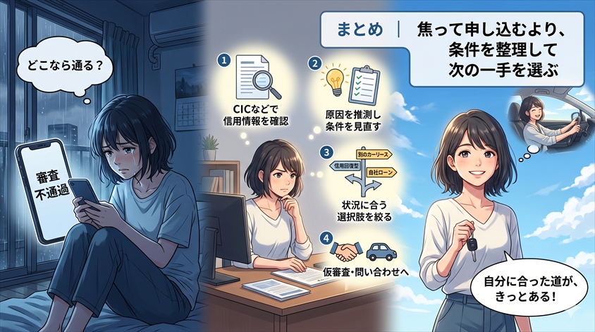 まとめ｜焦って申し込むより、条件を整理して次の一手を選ぶ
