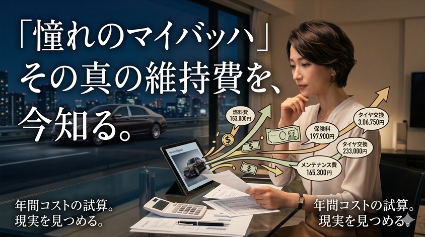 メルセデス・マイバッハ Sクラスの年間維持費を試算する