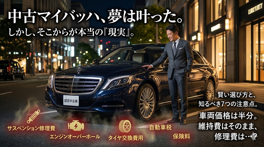 中古マイバッハ・認定中古車で購入する:賢い選び方と7つの注意点