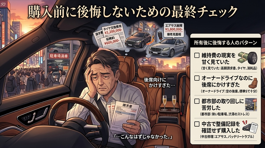 購入前に後悔しないための最終チェック
