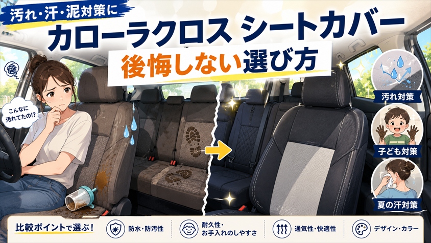 カローラクロス シートカバー選びで後悔しないための完全比較ガイド