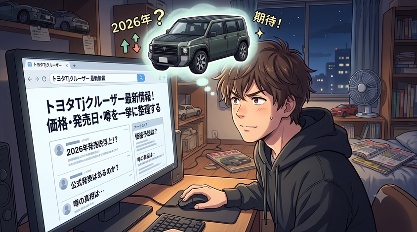 トヨタTjクルーザー最新情報!価格・発売日・噂を一挙に整理する