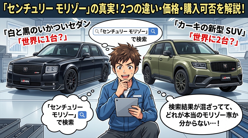センチュリー モリゾーとは？GRMN2台の違い・価格・購入可否