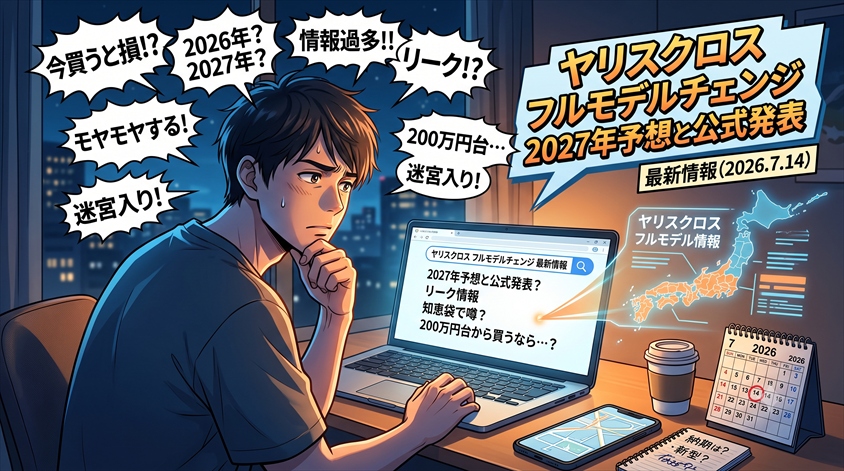 ヤリスクロス フルモデルチェンジ最新情報!2027年予想と公式発表