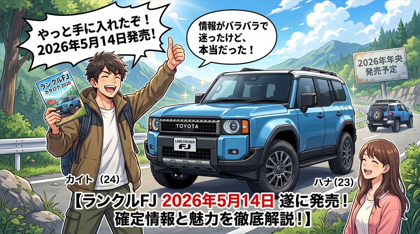 ランクルFJの発売日は2026年5月14日!価格・グレードも解説