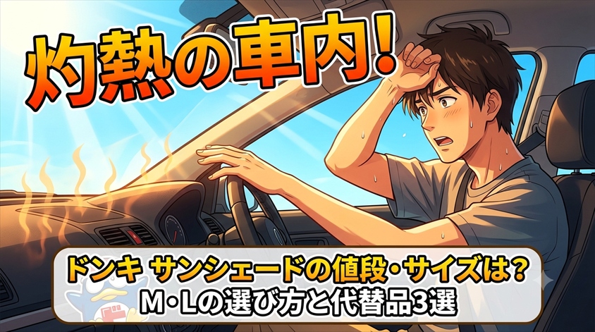 ドンキ サンシェードの値段・サイズは？M・Lの選び方と代替品3選
