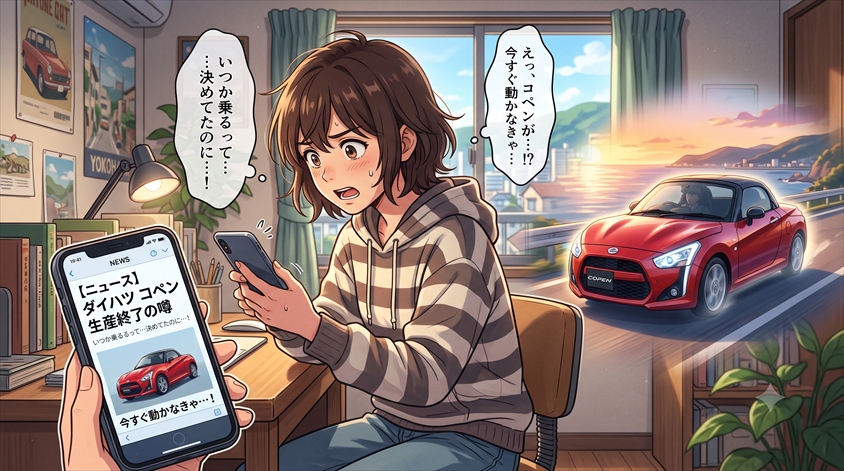 生産終了後の中古コペン相場はどう動くのか