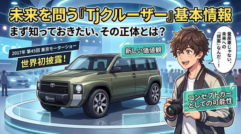 トヨタ「Tjクルーザー(Tj CRUISER)」とは?まず知っておきたい基本情報