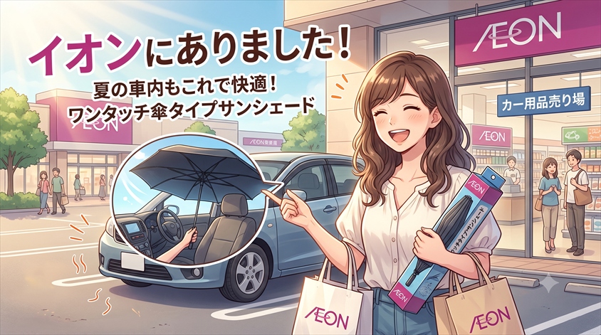 イオンで車用サンシェードは買えるのか【結論を先に】