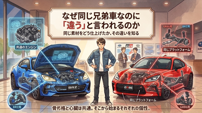 なぜ同じ兄弟車なのに「違う」と言われるのか