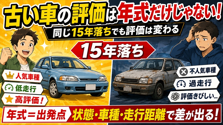 年式で見る、古い車の評価のされ方