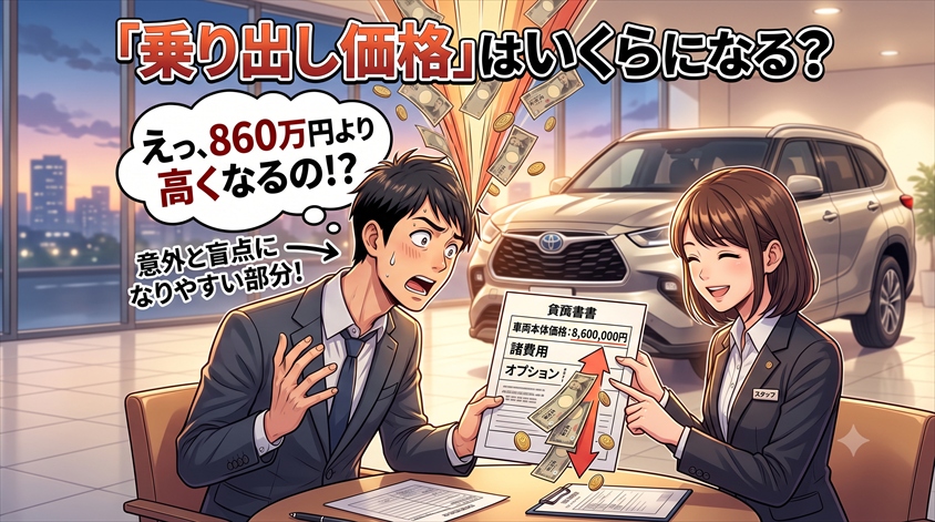 「乗り出し価格」はいくらになる?諸費用・オプションの内訳