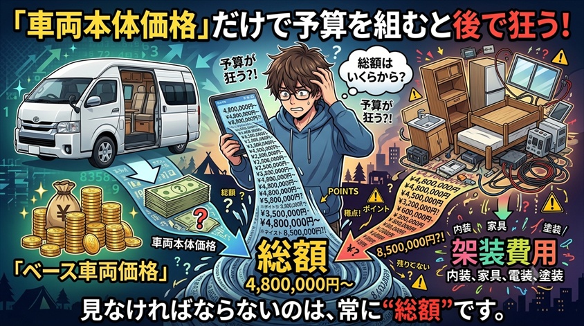 総額はいくらから？ 車両価格の数字だけで予算を組むと後で狂う理由