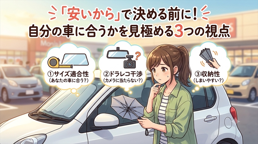 「安いから」で決める前に——自分の車に合うかを見極める3つの視点