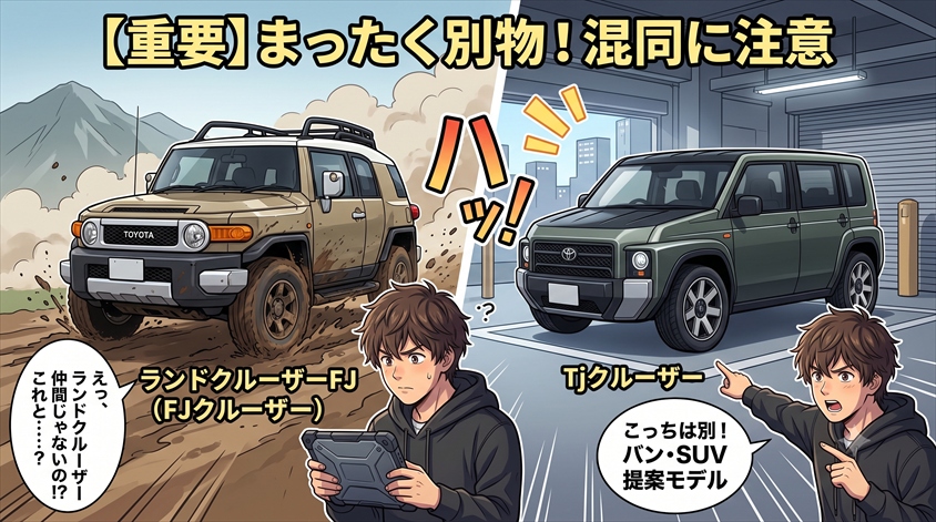 ランドクルーザー「FJ」とTjクルーザーは別物 混同に注意
