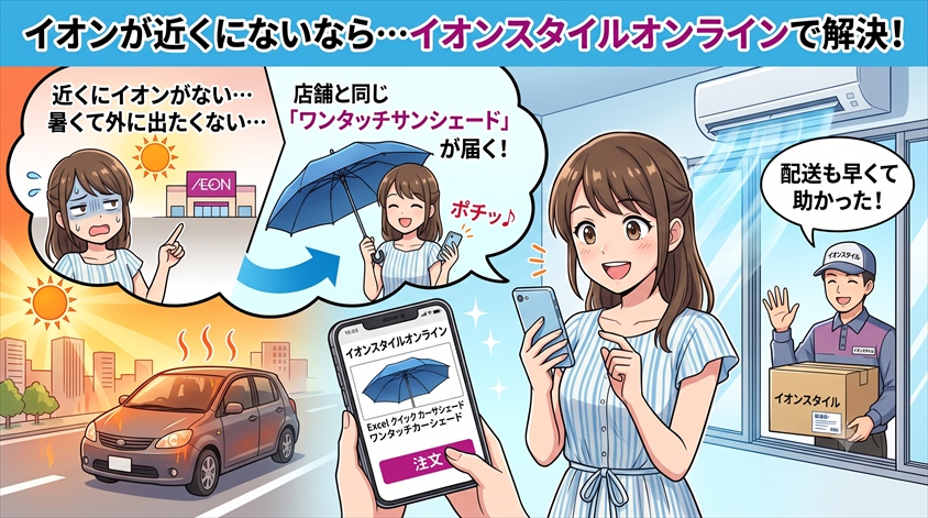 近くにイオンがない場合はイオンスタイルオンラインで購入する
