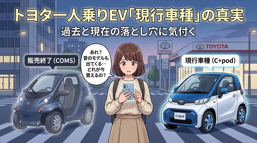 トヨタを含むメーカー・車種の選択肢と現行の販売状況