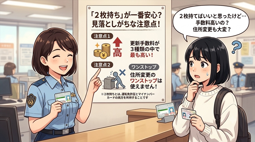 「2枚持ちが一番安心」と思ったときに見落としがちな注意点