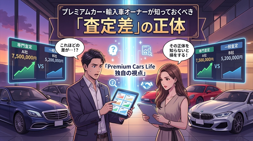 プレミアムカー・輸入車オーナーが知っておくべき「査定差」の正体
