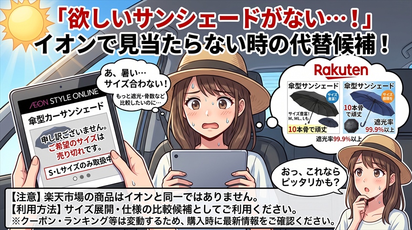 イオン・イオンスタイルオンラインで希望の商品が買えないときの次の選択肢