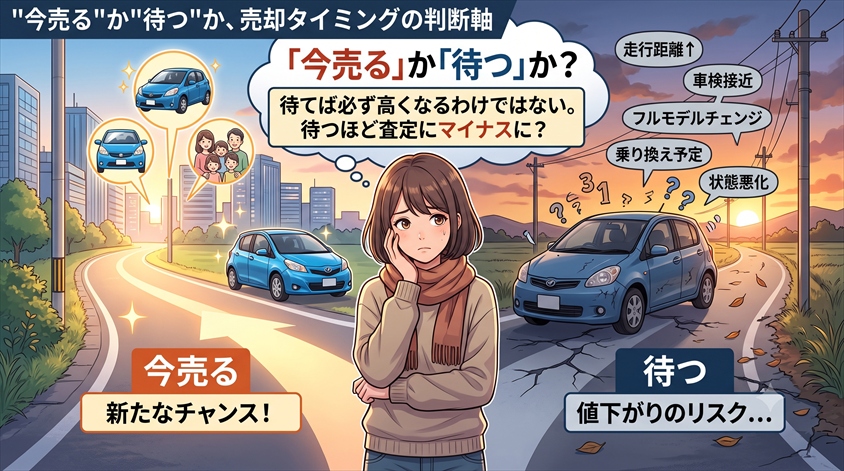 「今売る」か「待つ」か、売却タイミングの判断軸