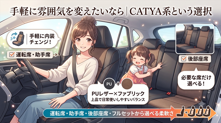 手軽に雰囲気を変えたいなら|CATYA系という選択