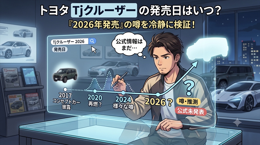 トヨタ Tjクルーザーの発売日はいつ?「2026年発売」の噂を検証する